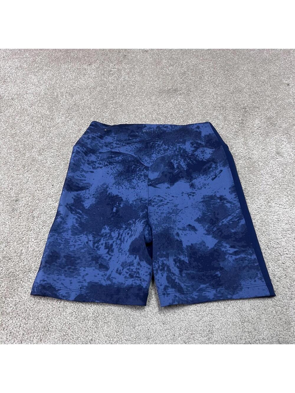Victoria’s Secret PINK Active Biker Shorts Blue Pull On Women’s Size Small - Picture 9 of 9